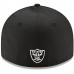 Men's Oakland Raiders New Era Black Omaha Low Profile 59FIFTY Hat - Script 2533888